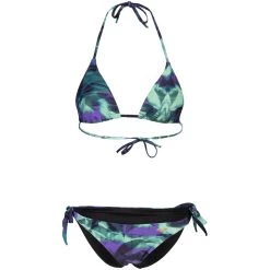 Arena Allover Triangle Bikini Women - Green Lake Multi -Arena Shop arena womens allover triangle bikini green lake multi 3 1364535