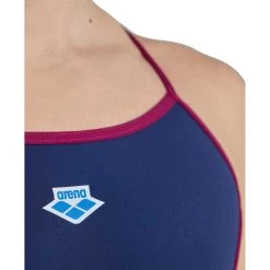 Arena Performance Icons Super Fly Back Panel Swimsuit Women - Navy/Blue Cosmo/White/Red Fandango -Arena Shop arena womens icons swimsuit super fly back panel navy blue cosmo white red fandango 9 1513042