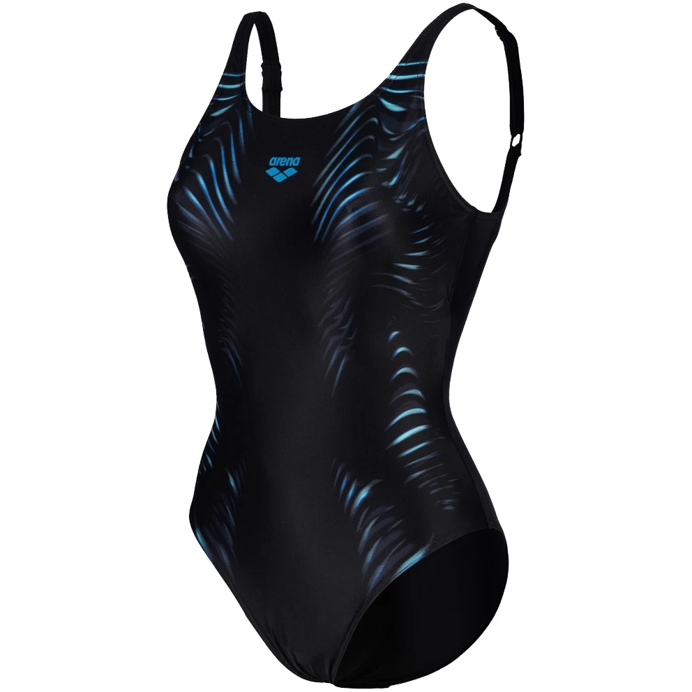Arena Feel Imprint U Back Swimsuit Women - Black 3 Arena Feel Imprint U Back Swimsuit Women - Black