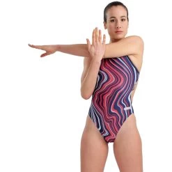 Arena Marbled Challenge Back Swimsuit Women - Navy-Red Multi 15 Arena Marbled Challenge Back Swimsuit Women - Navy-Red Multi -Arena Shop arena womens marbled challenge back swimsuit model navy red multi 1 1262752