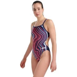 Arena Marbled Challenge Back Swimsuit Women - Navy-Red Multi 17 Arena Marbled Challenge Back Swimsuit Women - Navy-Red Multi -Arena Shop arena womens marbled challenge back swimsuit model navy red multi 3 1262754