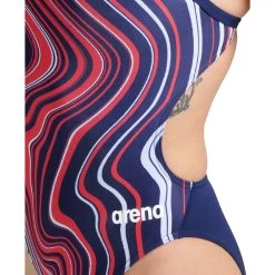 Arena Marbled Challenge Back Swimsuit Women - Navy-Red Multi 18 Arena Marbled Challenge Back Swimsuit Women - Navy-Red Multi -Arena Shop arena womens marbled challenge back swimsuit model navy red multi 4 1262755