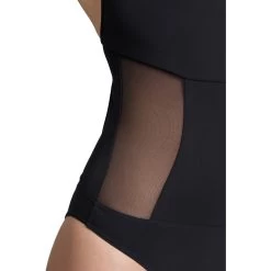Arena Feel Mesh Panels Swim Pro Back Swimsuit Women - Black -Arena Shop arena womens mesh panels swimsuit swim pro back black 11 1513089