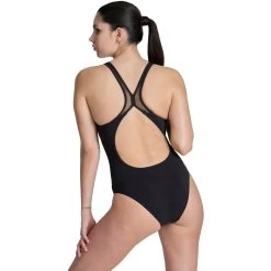 Arena Feel Mesh Panels Swim Pro Back Swimsuit Women - Black -Arena Shop arena womens mesh panels swimsuit swim pro back black 6 1513084