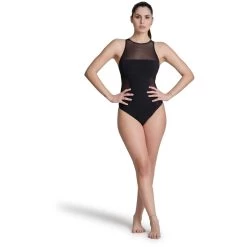 Arena Feel Mesh Panels Swim Pro Back Swimsuit Women - Black -Arena Shop arena womens mesh panels swimsuit swim pro back black 7 1513085