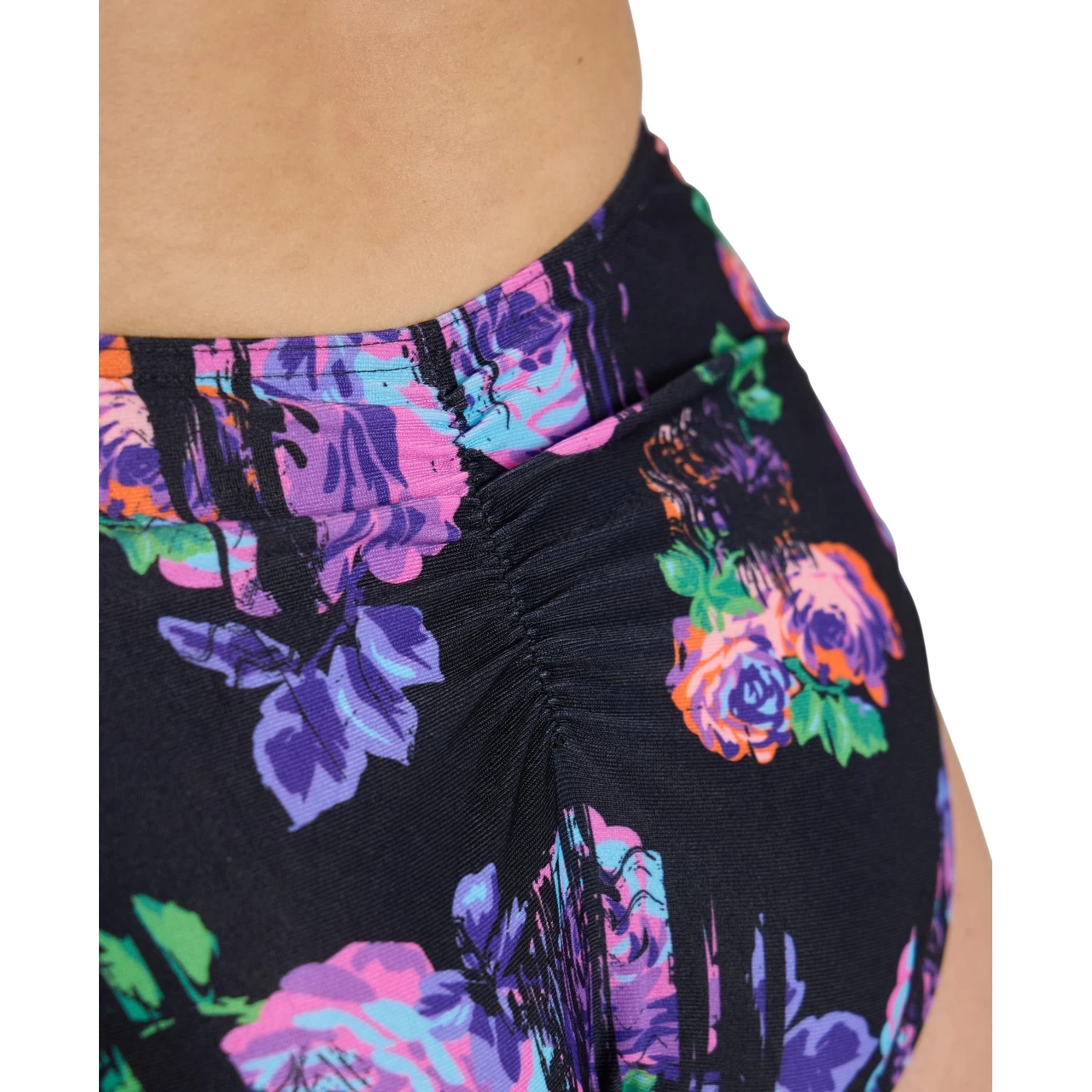 Arena Performance Rose Texture XCross Back Swimsuit Women - Multi Black/Black 10 Arena Performance Rose Texture XCross Back Swimsuit Women - Multi Black/Black - Image 8