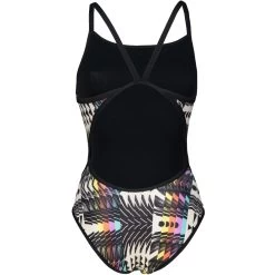 Arena Allover Super Fly Back Swimsuit Women - Black-Multi -Arena Shop arena womens swimsuit super fly back allover black multi 4 1252428