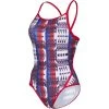 Arena Allover Super Fly Back Swimsuit Women - Red-Multi