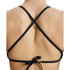 Arena Team Solid Tie Back Swim Top Women - Black-White -Arena Shop arena womens team swim top tie back solid black white 9 1252353