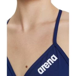 Arena Team Solid Tie Back Swim Top Women - Navy-White 19 Arena Team Solid Tie Back Swim Top Women - Navy-White -Arena Shop arena womens team swim top tie back solid navy white 9 1252367