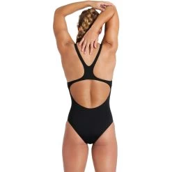 Arena Performance Solid Team Swim Pro Swimsuit Women - Black/White -Arena Shop arena womens team swimsuit swim pro solid black white 6 1252373
