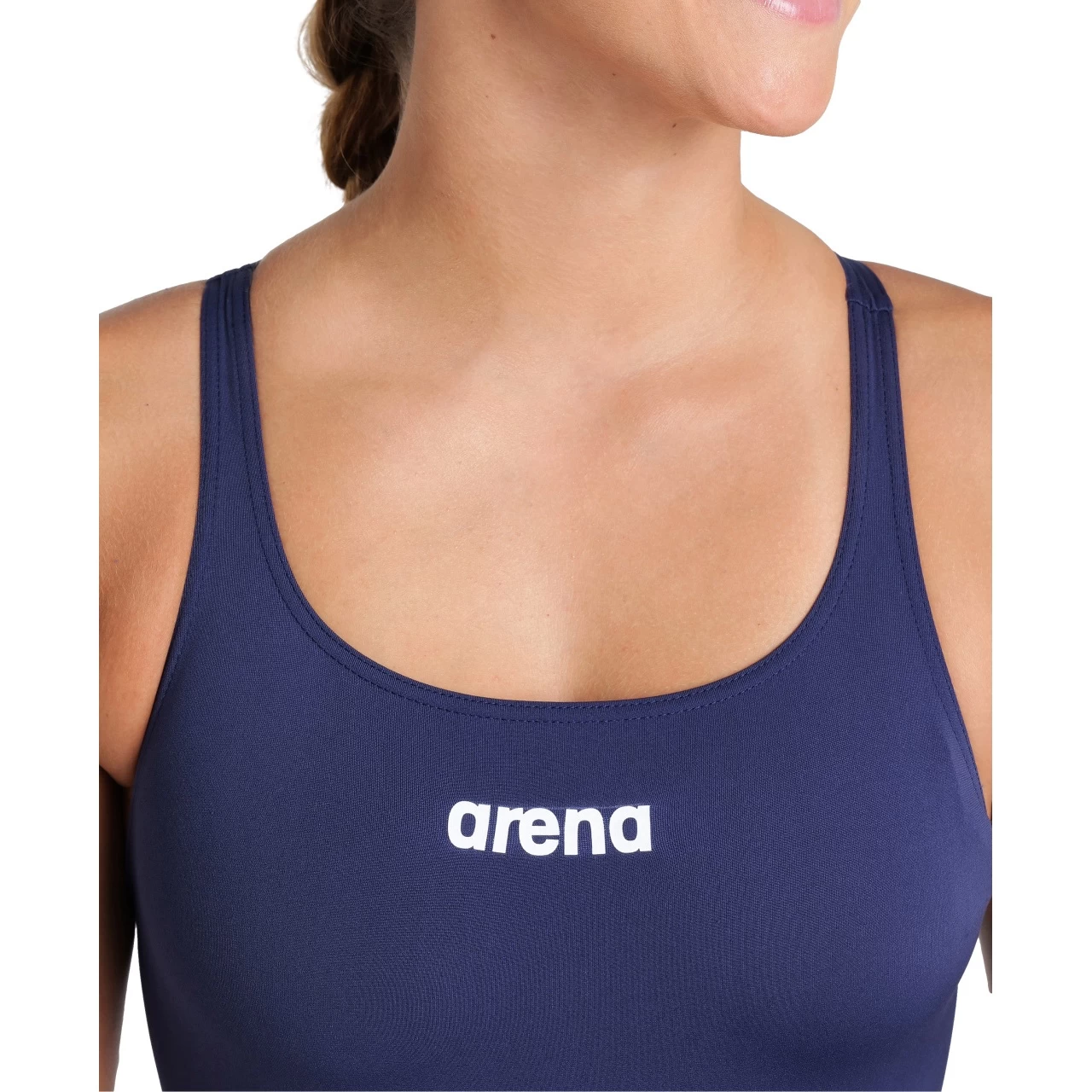 Arena Performance Solid Team Swim Pro Swimsuit Women - Navy/White 10 Arena Performance Solid Team Swim Pro Swimsuit Women - Navy/White - Image 8