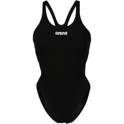 Arena Performance Solid Team Swim Tech Swimsuit Women - Black/White -Arena Shop arena womens team swimsuit swim tech solid black white 3 1252385