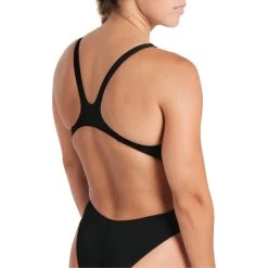 Arena Performance Solid Team Swim Tech Swimsuit Women - Black/White -Arena Shop arena womens team swimsuit swim tech solid black white 9 1252391
