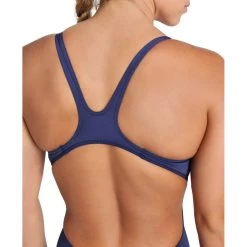 Arena Performance Solid Team Swim Tech Swimsuit Women - Navy/White -Arena Shop arena womens team swimsuit swim tech solid navy white 9 1252400