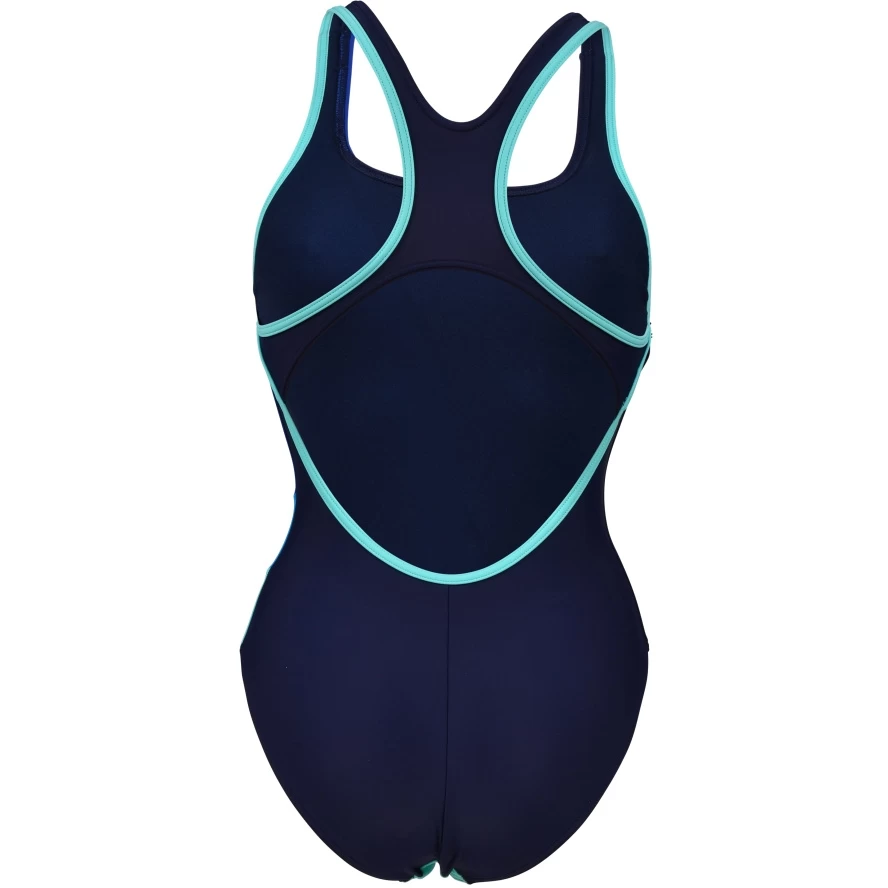 Arena Feel Waves Profile Swim Pro Back Swimsuit Women - Navy/Royal/Turquoise/Water 6 Arena Feel Waves Profile Swim Pro Back Swimsuit Women - Navy/Royal/Turquoise/Water - Image 4
