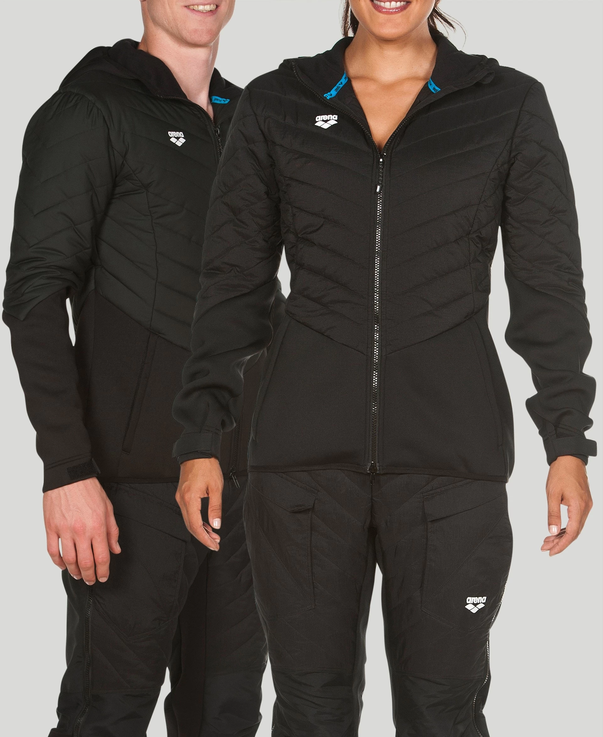 Arena Hooded Half-Quilted Jacket 3 Arena Hooded Half-Quilted Jacket