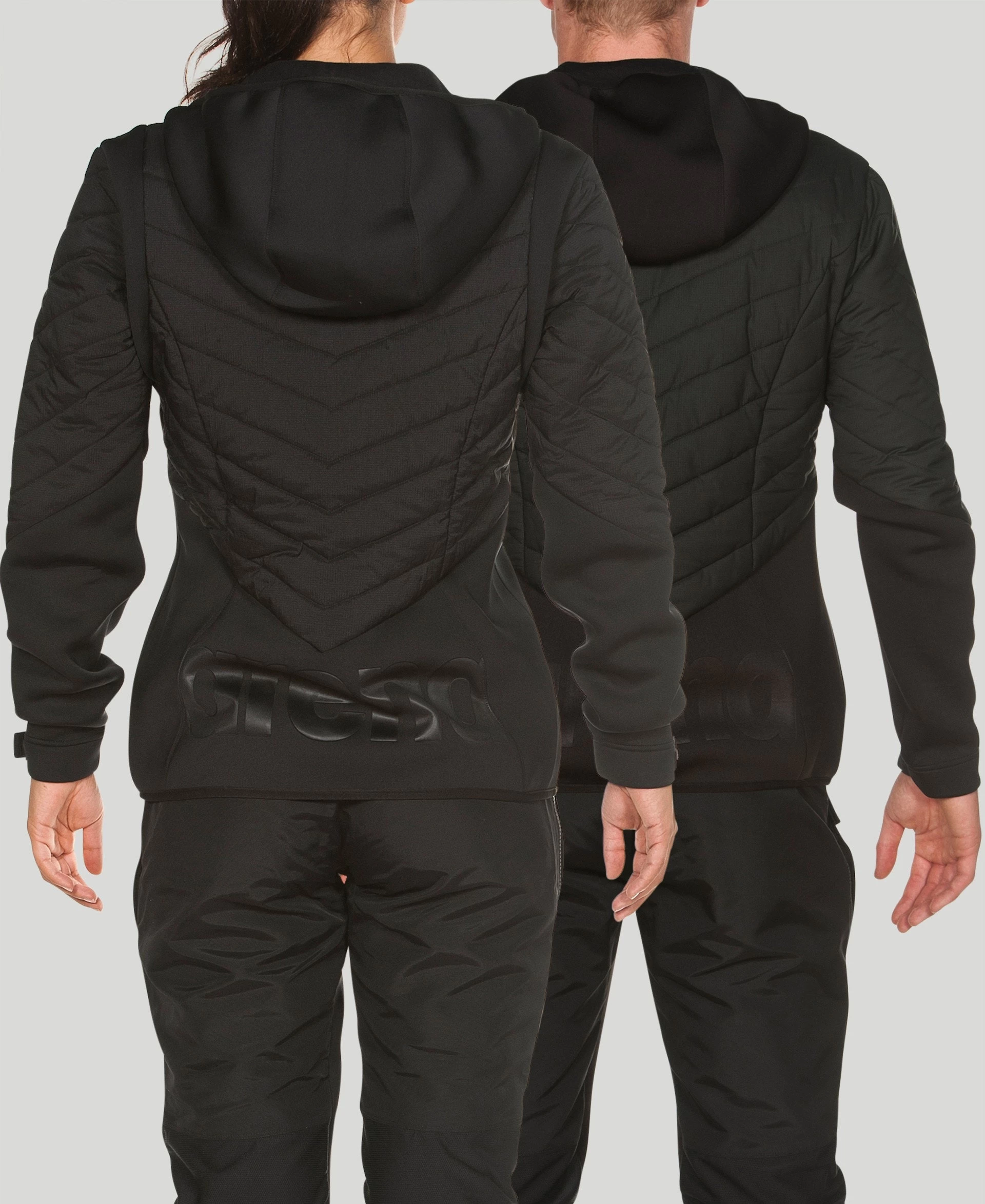 Arena Hooded Half-Quilted Jacket 5 Arena Hooded Half-Quilted Jacket - Image 3
