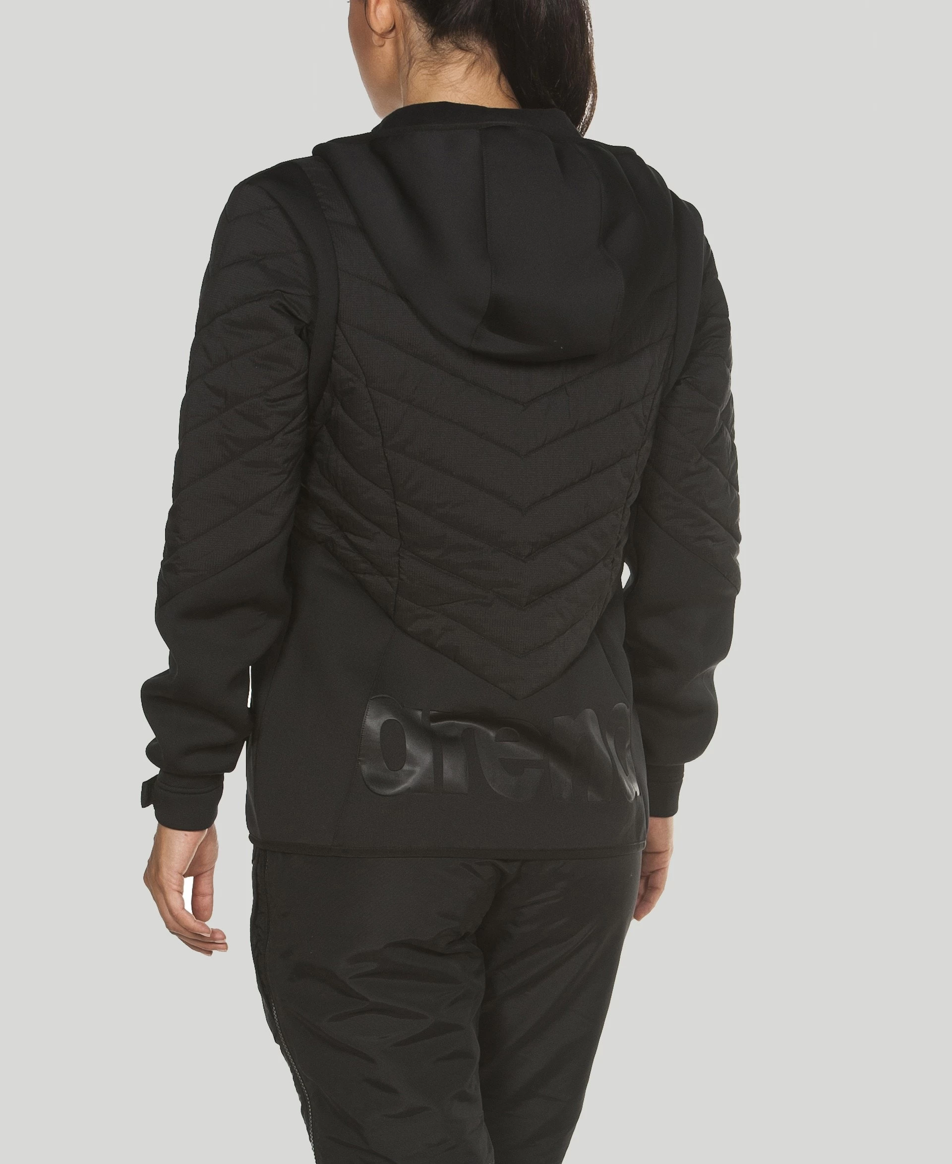 Arena Hooded Half-Quilted Jacket 4 Arena Hooded Half-Quilted Jacket - Image 2
