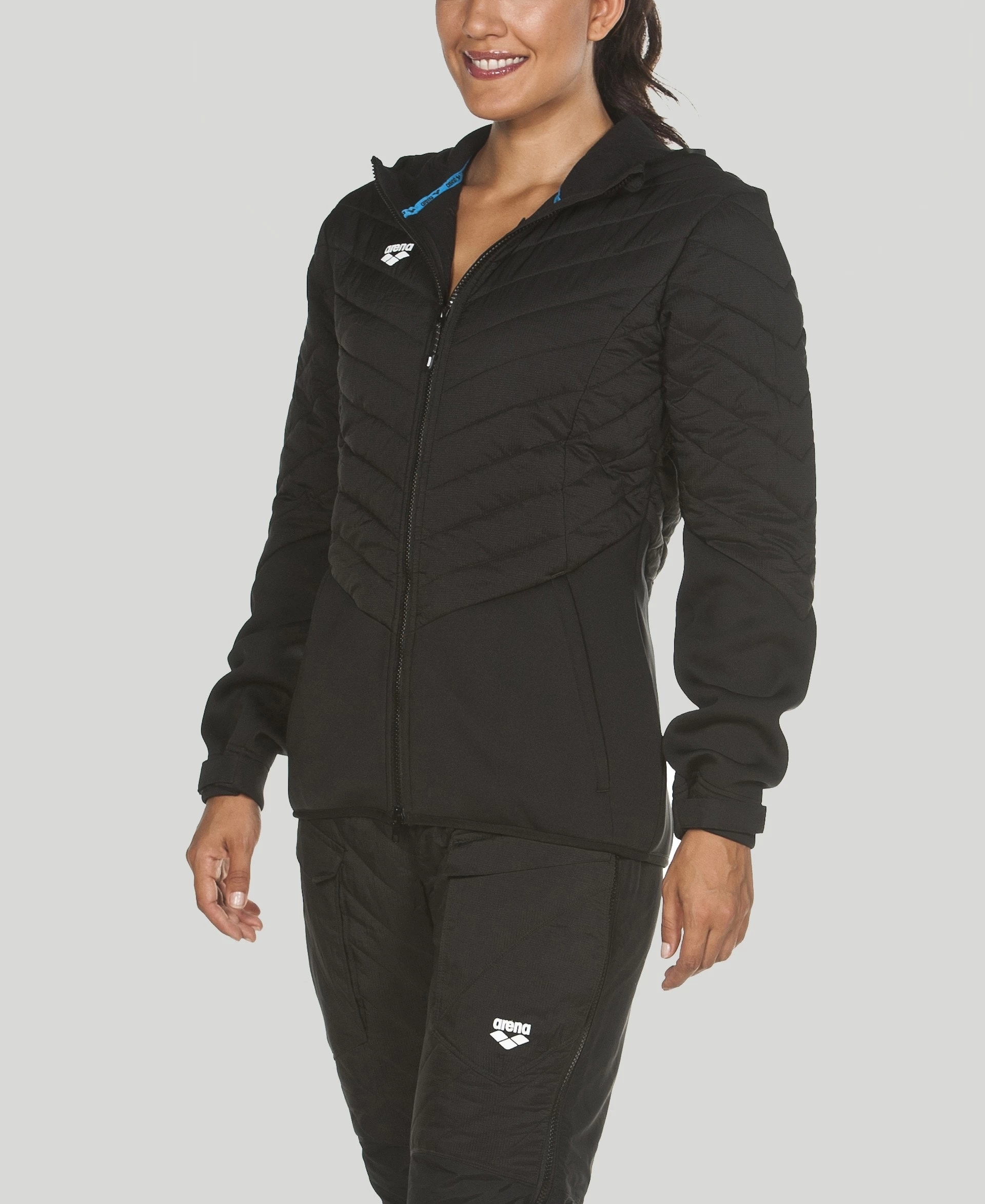 Arena Hooded Half-Quilted Jacket 6 Arena Hooded Half-Quilted Jacket - Image 4