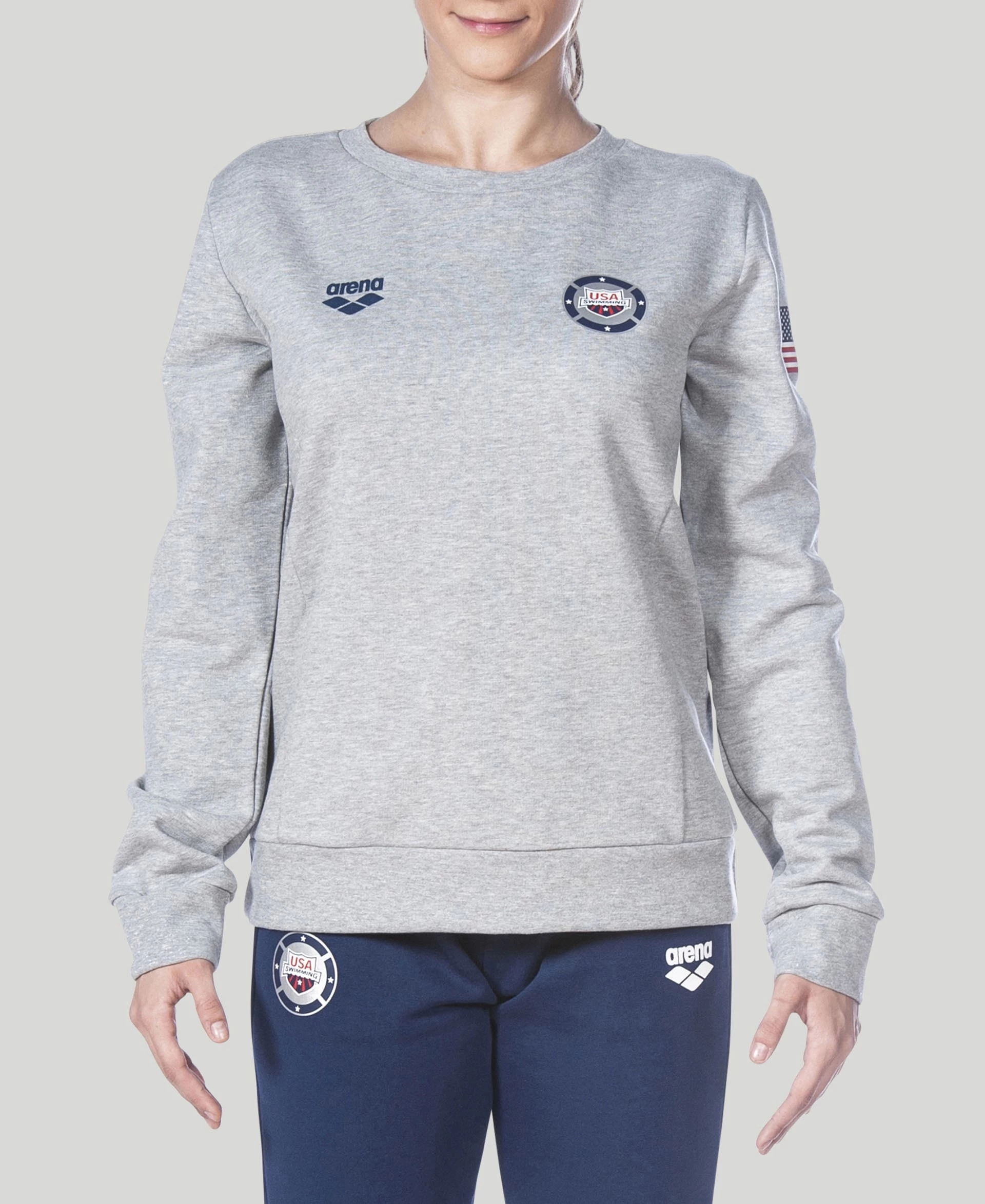 Arena Womens Essential Crew Sweat 8 Arena Womens Essential Crew Sweat - Image 6