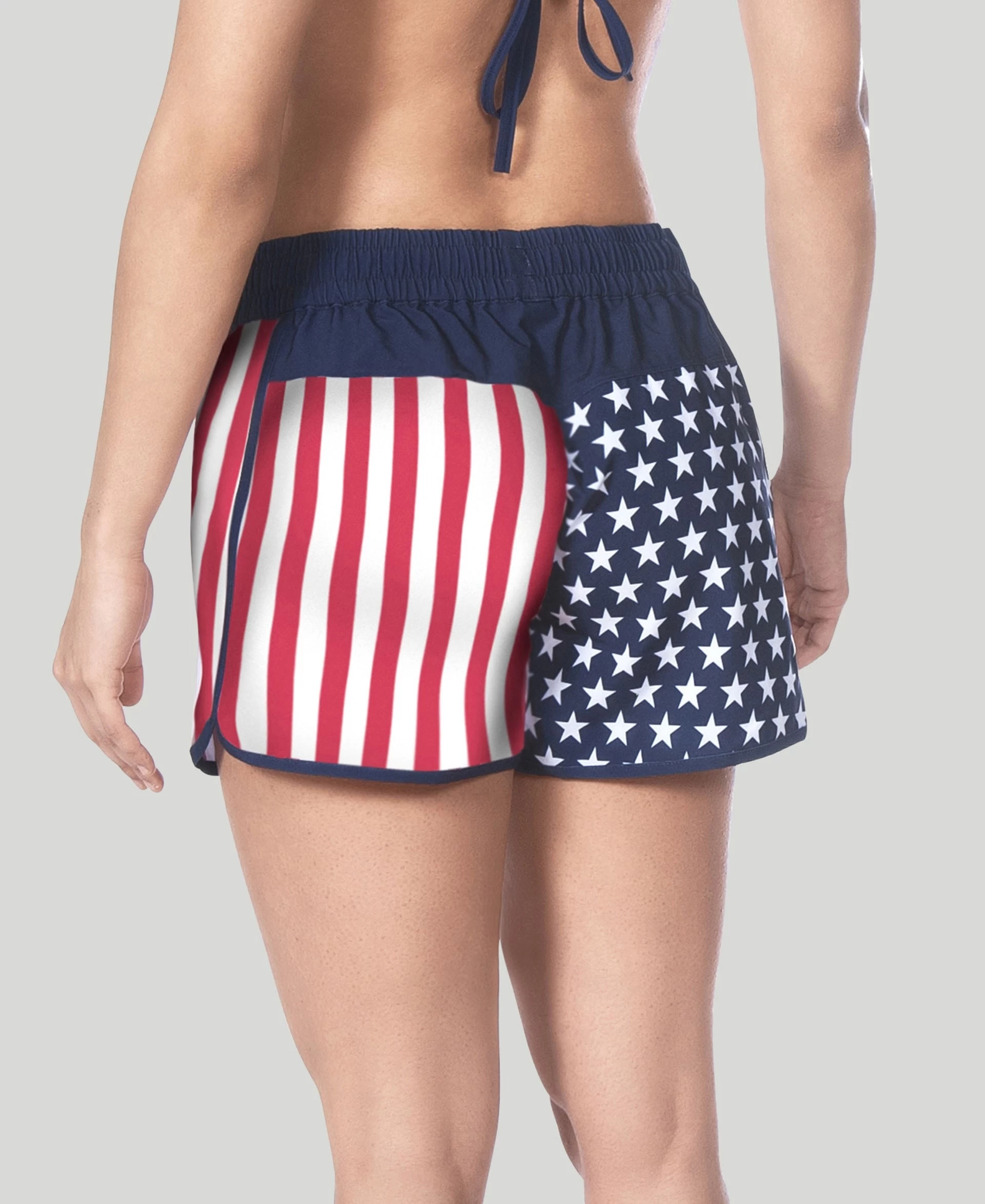 Arena Official USA Swimming National Team Womens Flag Print Short 9 Arena Official USA Swimming National Team Womens Flag Print Short - Image 7