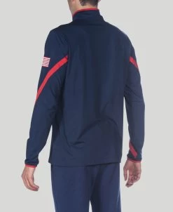 Arena Official USA Swimming National Team Half Zip LS II