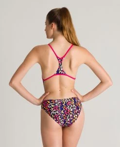 Arena Cheetah Heat Challenge Back One Piece