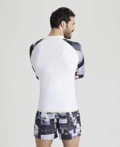 Arena Men's Long Sleeves Allover Rash Vest