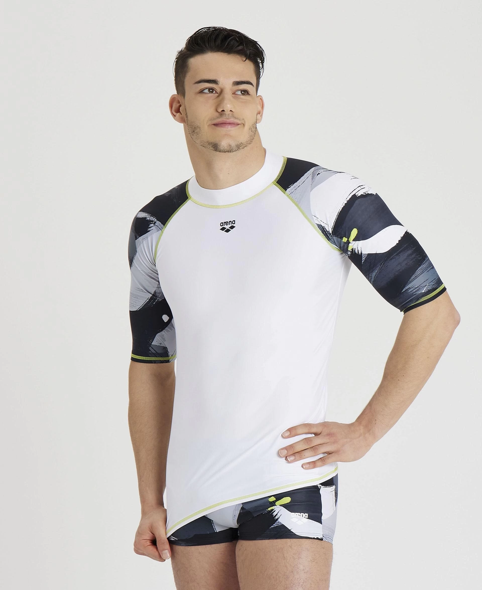 Arena Men's Short Sleeve Rash Guard 7 Arena Men's Short Sleeve Rash Guard - Image 5
