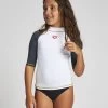 Arena Girls Short Sleeve Rash Guard