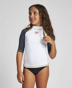 Arena Girls Short Sleeve Rash Guard