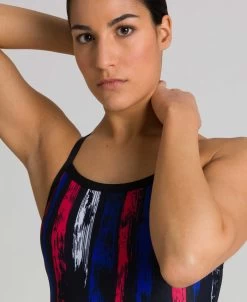 Arena Team Painted Stripes Light Drop Back One Piece 26 Arena Team Painted Stripes Light Drop Back One Piece -Arena Shop ftp m magentoproduct photos003552500 005 xl