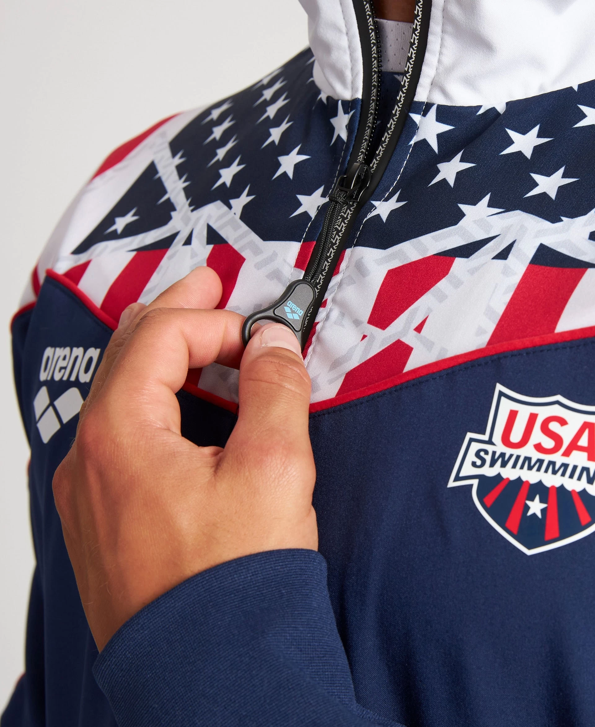 Arena USA Swimming Team Kit Warm Up Jacket – Official Line 4 Arena USA Swimming Team Kit Warm Up Jacket – Official Line - Image 2