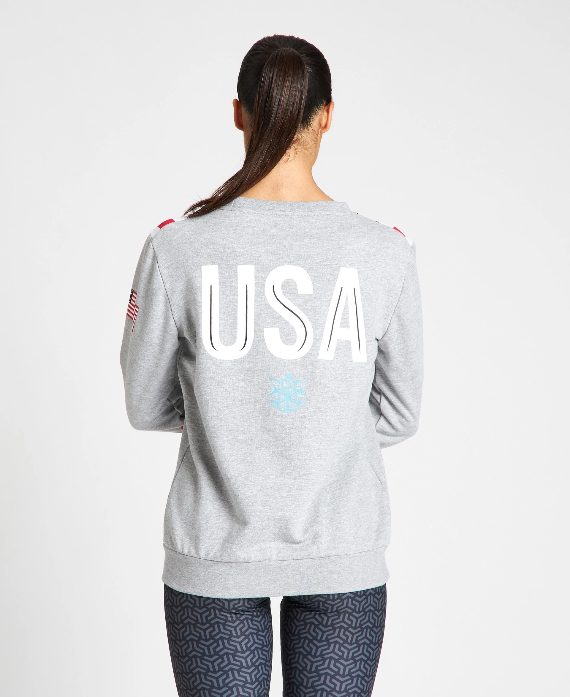 Arena USA Swimming Team Kit Women's Crewneck – Official Line 5 Arena USA Swimming Team Kit Women's Crewneck – Official Line - Image 3