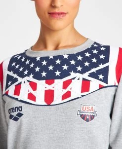 Arena USA Swimming Team Kit Women's Crewneck – Official Line 11 Arena USA Swimming Team Kit Women's Crewneck – Official Line -Arena Shop ftp m magentoproduct photos003956520 004 xl