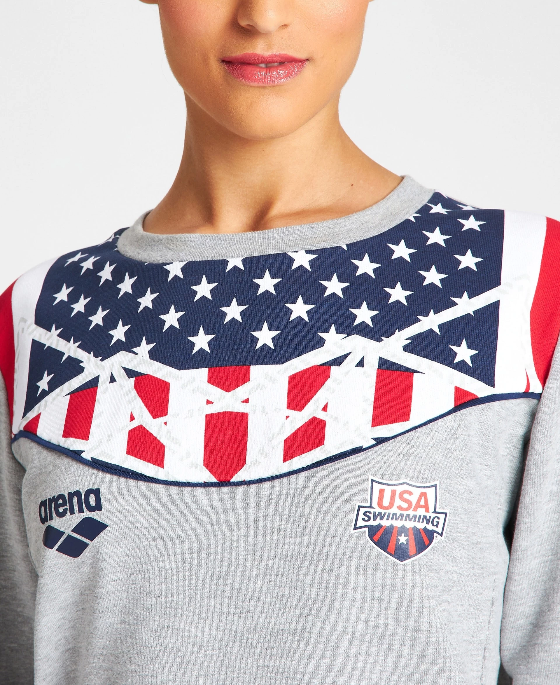 Arena USA Swimming Team Kit Women's Crewneck – Official Line 7 Arena USA Swimming Team Kit Women's Crewneck – Official Line - Image 5
