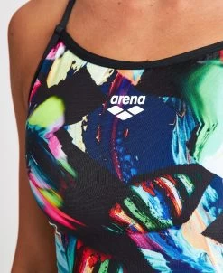Arena Women's Colorful Paintings Lace Back One Piece -Arena Shop ftp m magentoproduct photos004039500 004 xl