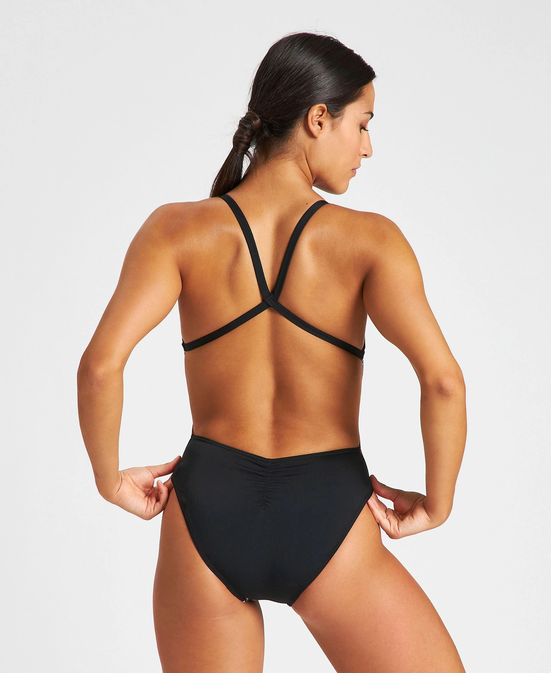 Arena Marbled Snake X Criss Cross Back One Piece 6 Arena Marbled Snake X Criss Cross Back One Piece - Image 4