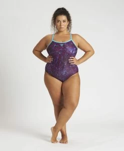 Arena Mountains Texture Light Drop Back One Piece Plus -Arena Shop ftp m magentoproduct photos004802850 003 xl