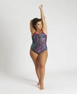 Arena Mountains Texture Light Drop Back One Piece Plus -Arena Shop ftp m magentoproduct photos004802950 003 xl