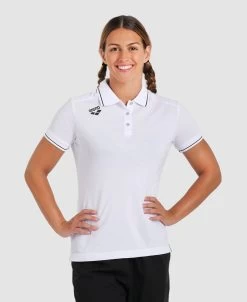 Arena Women's Team Cotton Polo Shirt Solid