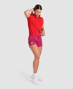 Arena WOMEN'S TEAM SHORT SOLID -Arena Shop ftp m magentoproduct photos004896910 003 xl