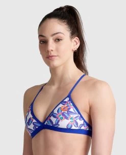 Arena Allover Top Tie Back Bikini Top