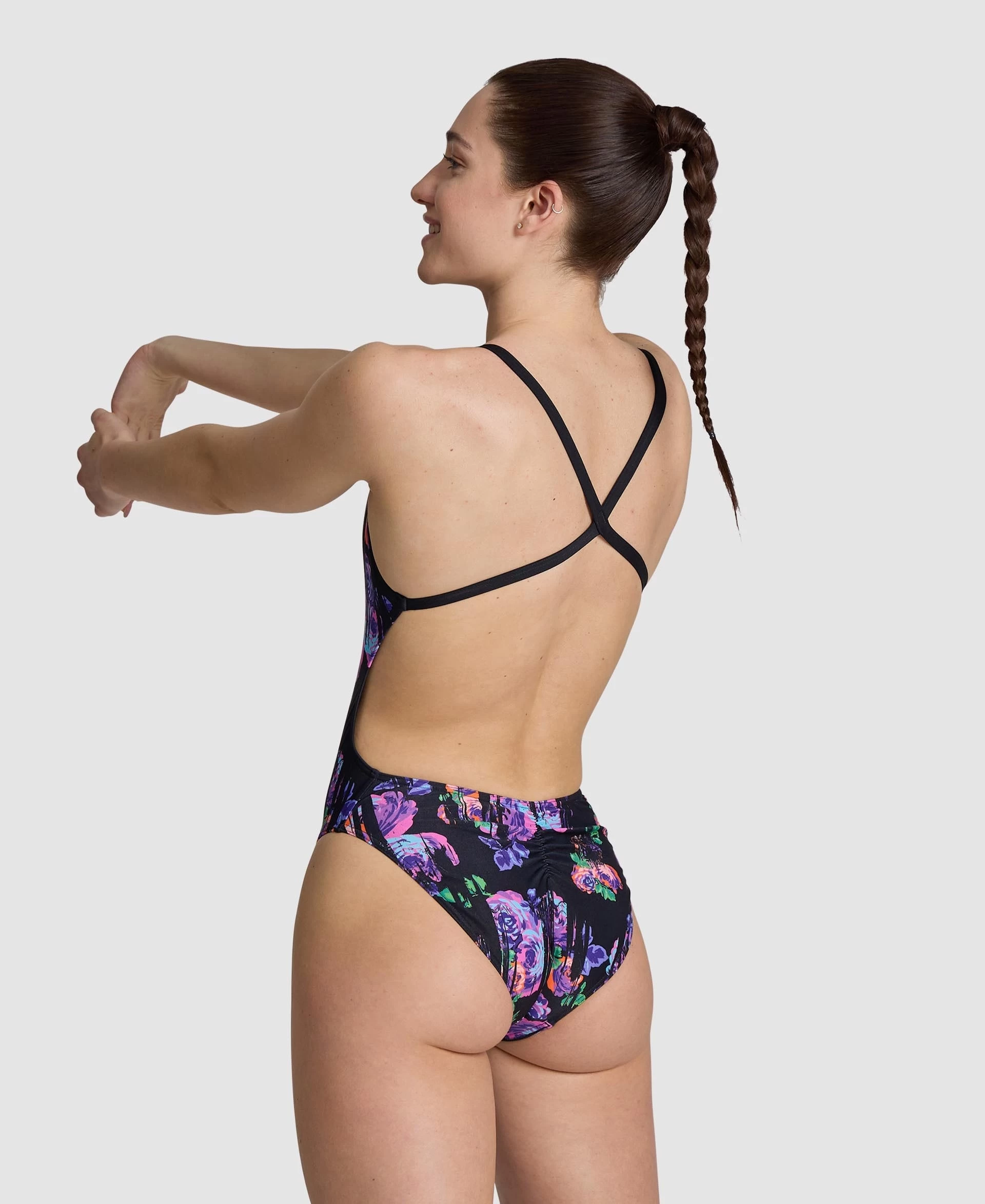 Arena Rose Textures Xcross Back One Piece 7 Arena Rose Textures Xcross Back One Piece - Image 5