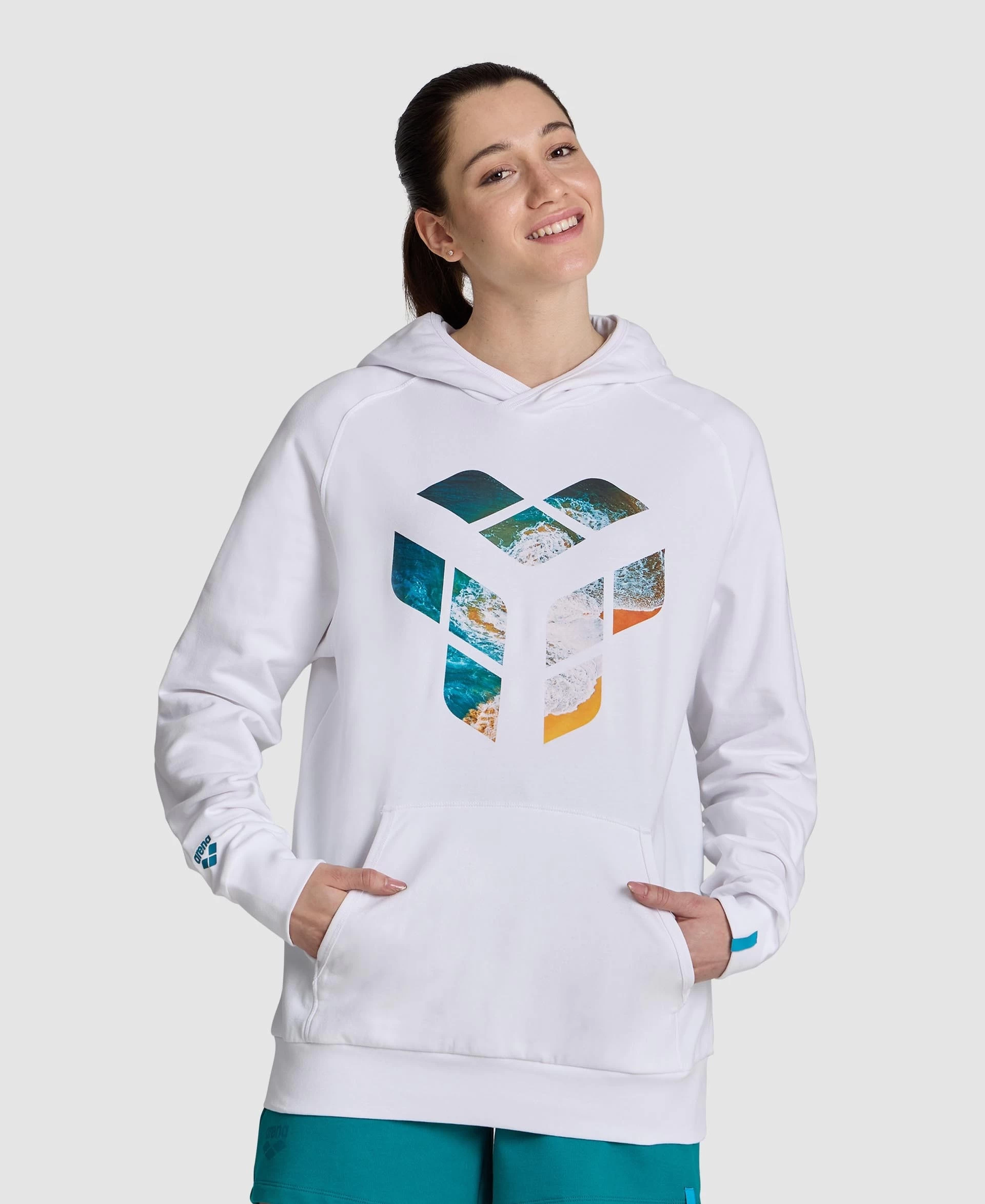 Arena Planet Water Hooded Sweat 7 Arena Planet Water Hooded Sweat - Image 5