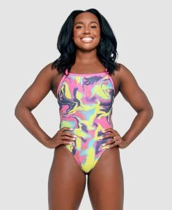 Arena Simone Manuel Capsule Collection Challenge Back One Piece